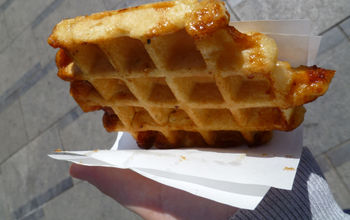 A delicious waffle on to the go