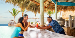 Swim-up bar at Sanctuary Cap Cana