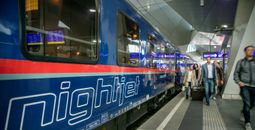Nightjet train, Austria, sleeper train