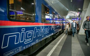 Nightjet train, Austria, sleeper train