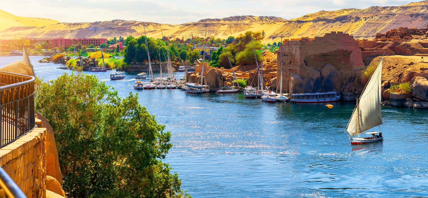 Image: The Nile River at Aswan, Egypt. (photo via Avanti Destinations) ((photo via Avanti Destinations))