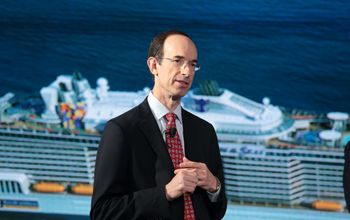 Adam Goldstein at an unveiling event in New York City