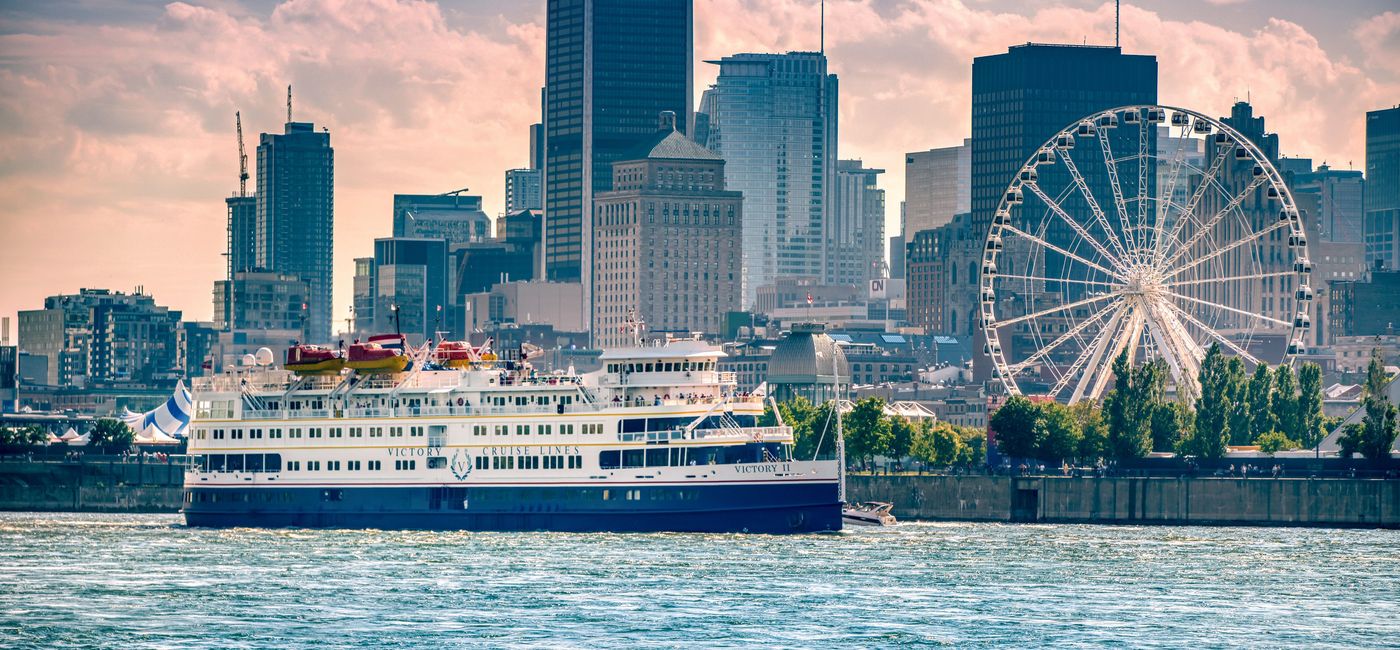 Image: Victory II in Montreal. (photo via American Queen Voyages) (Victory Cruise Lines)