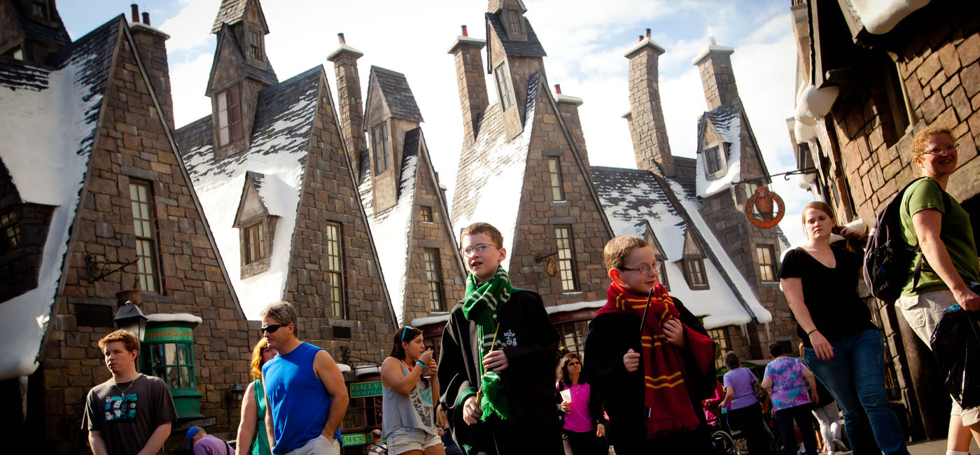 Image: Hogsmeade village in The Wizarding World of Harry Potter at Universal Orlando Resort. (Photo courtesy of Universal Orlando Resort)