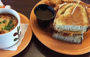 Chicken and waffle grilled cheese