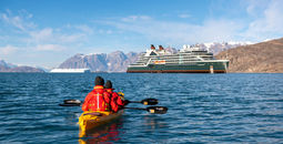 Kayaks, expedition cruises, Seabourn, Seabourn Venture, Greenland, Greenland cruises