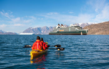 Kayaks, expedition cruises, Seabourn, Seabourn Venture, Greenland, Greenland cruises
