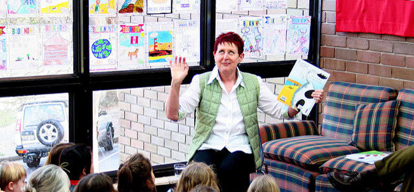 Image: PHOTO: Author Mem Fox has quite the border tale to tell. (Photo via Flickr/Mosman Library)