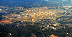 Aerial view of Hartsfield-Jackson Atlanta airport