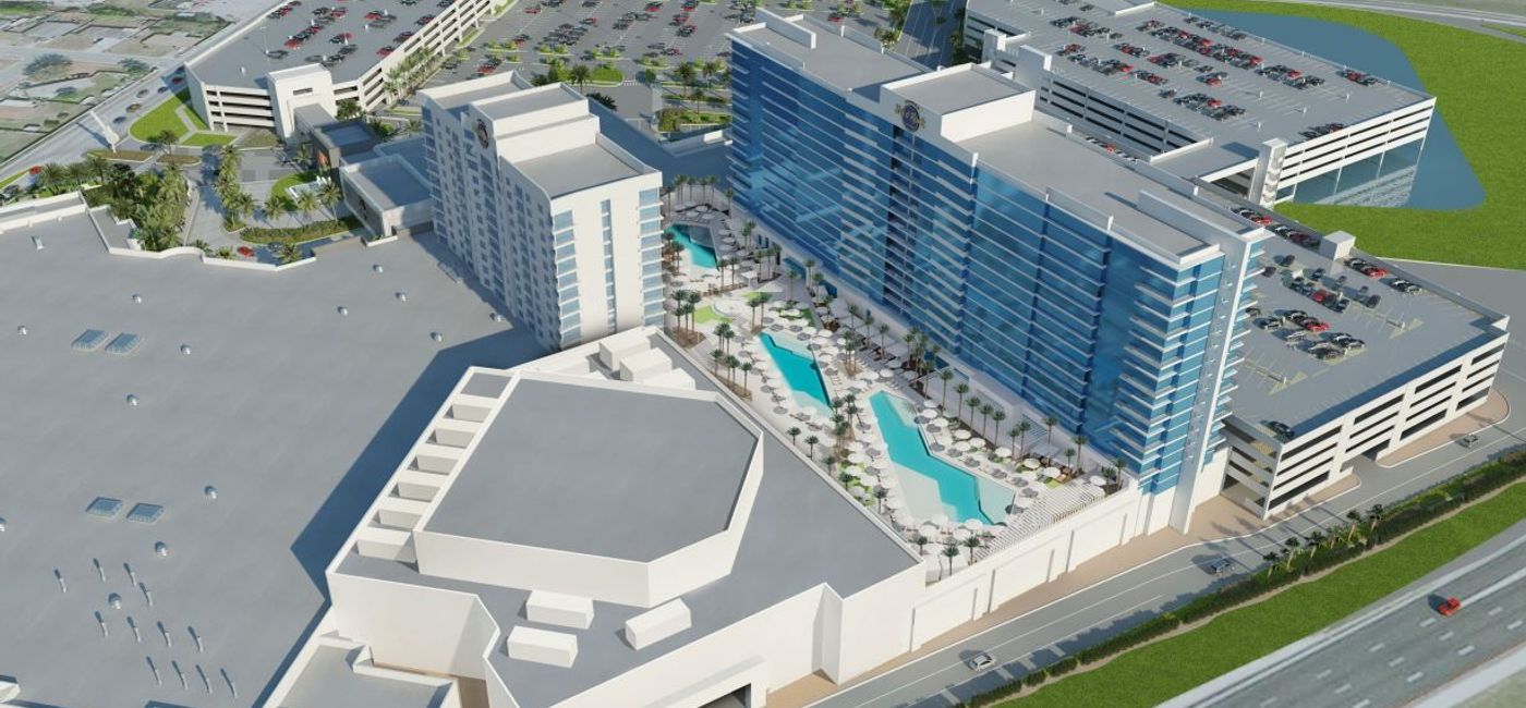 Image: PHOTO: Aerial exterior rendering of the Seminole Hard Rock Hotel & Casino Tampa. (photo courtesy of Hard Rock)