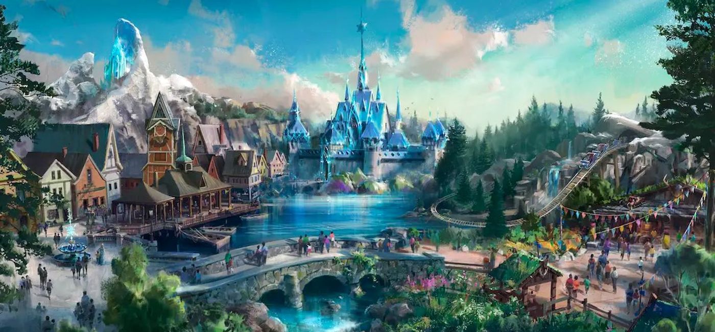 Image: Rendering of new Frozen-themed land at Hong Kong Disneyland. (Photo Credit: Hong Kong Disneyland Resort Media)