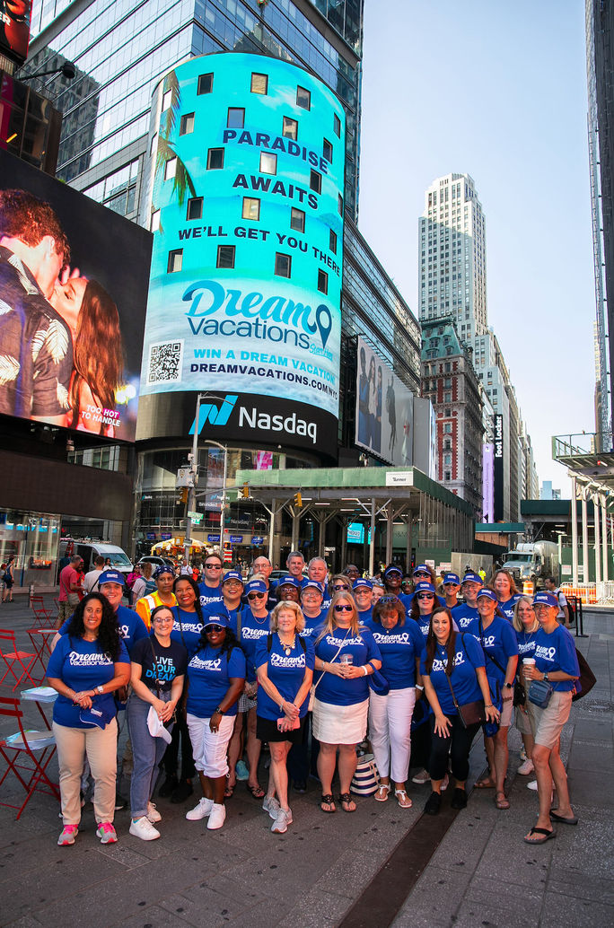 Dreams Vacations Times Square Billboard 