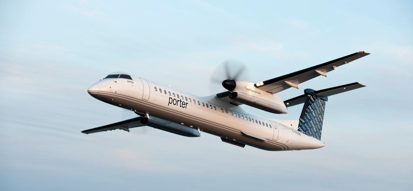 Image: Un avion de Porter Airlines (PHOTO: courtoisie de Porter Airlines)