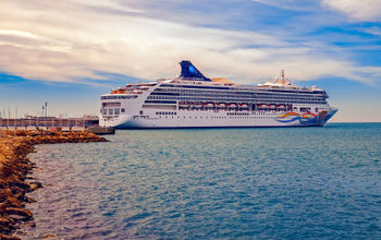 Norwegian Spirit docked in Malaga, Spain