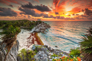 Sunrise in Riviera Maya