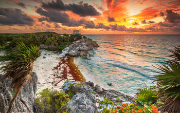 Sunrise in Riviera Maya