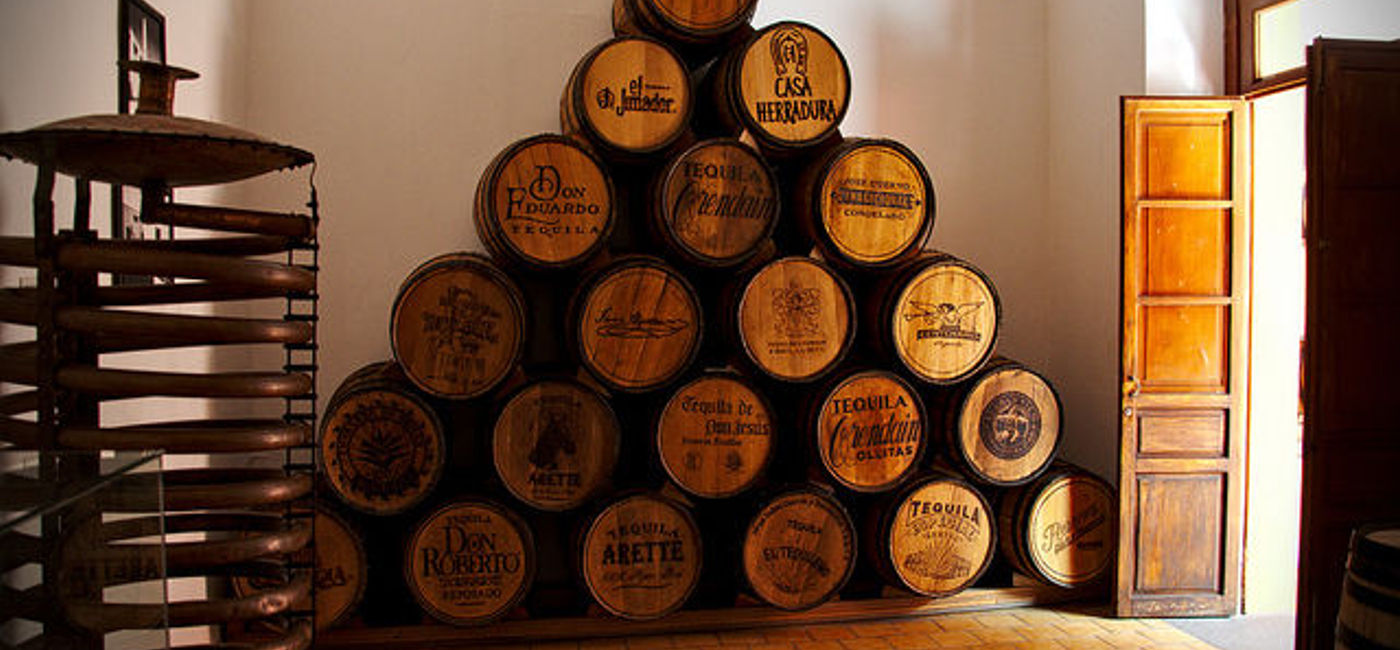 Image: PHOTO: Tequila barrels. (photo via Flickr/Gabriel Saldana)