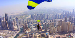 Skydiving in Dubai