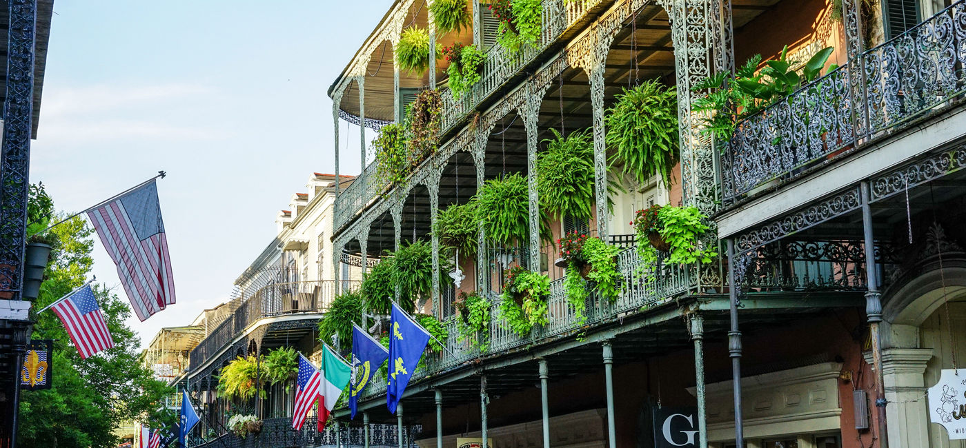 Image: New Orleans' French Quarter. (photo via New Orleans & Company)