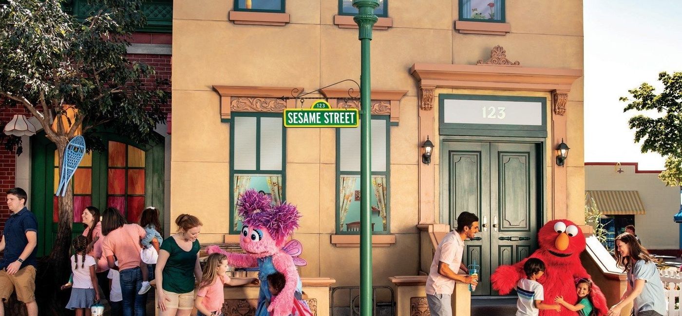 Image: Sesame Place San Diego's iconic Sesame Street Neighborhood area. (photo via Sesame Workshop) ((photo via Sesame Workshop))