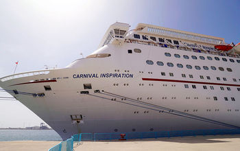 Carnival Cruise Line's Carnival Inspiration docked in Ensenada, Mexico
