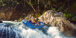 White-water rafting in the Dominican Republic