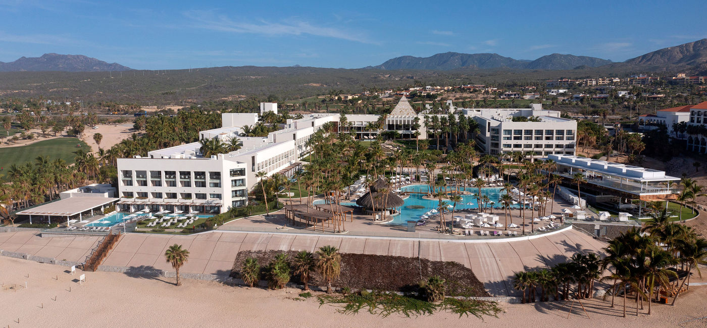 Image: Aerial view of the Paradisus Los Cabos resort. (photo via Melia Hotels International) (Photo Credit: (photo via Melia Hotels International))