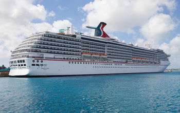 Carnival Pride docked in Nassau, Bahamas