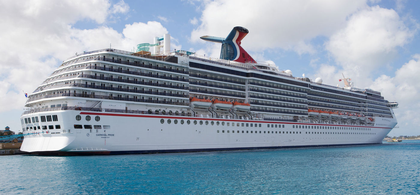 Image: PHOTO: Carnival Pride docked in Nassau, Bahamas. (photo via JohnArcher/iStock Unreleased)
