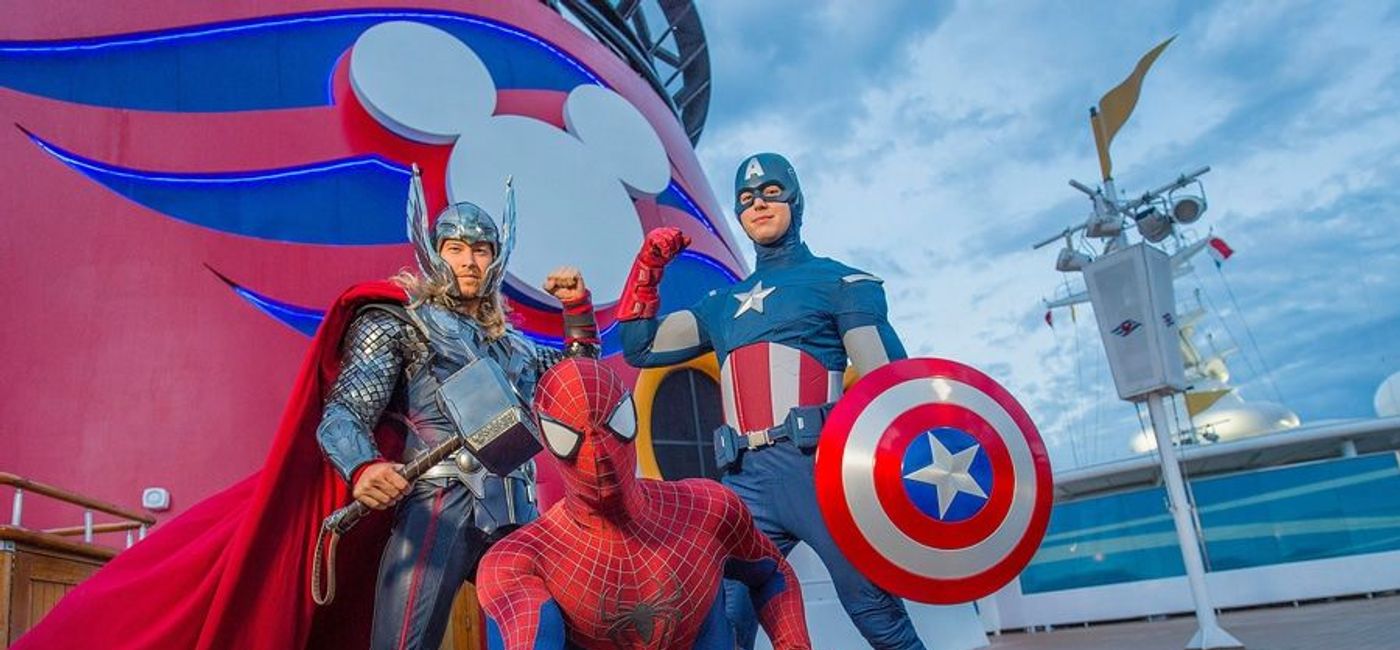 Image: Disney Cruise Line's Marvel Day at Sea. (photo via Disney Cruise Line Media)