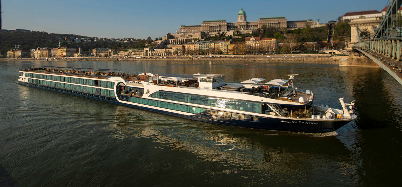 Image: The Avalon Envision in Budapest, Hungary. (photo via Avalon Waterways) ((photo via Avalon Waterways))