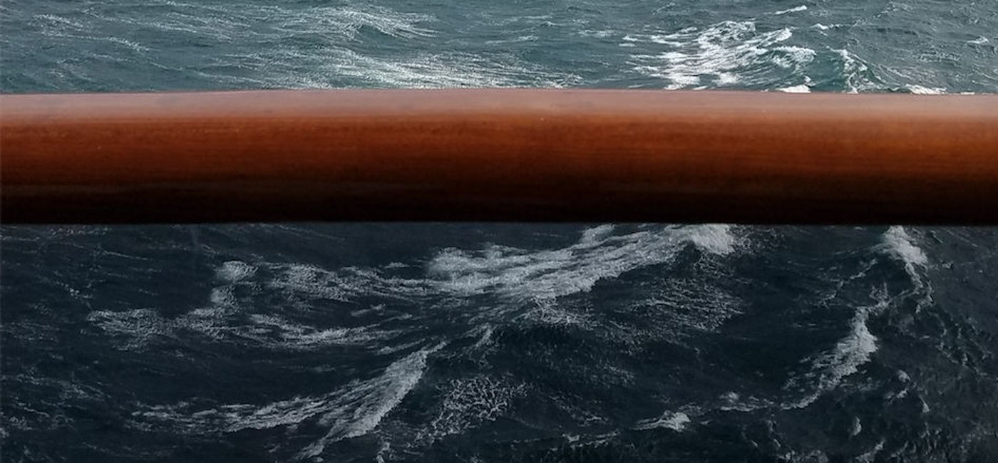 Image: Crashing waves onboard Holland America's Westerdam (photo by Susan Young)