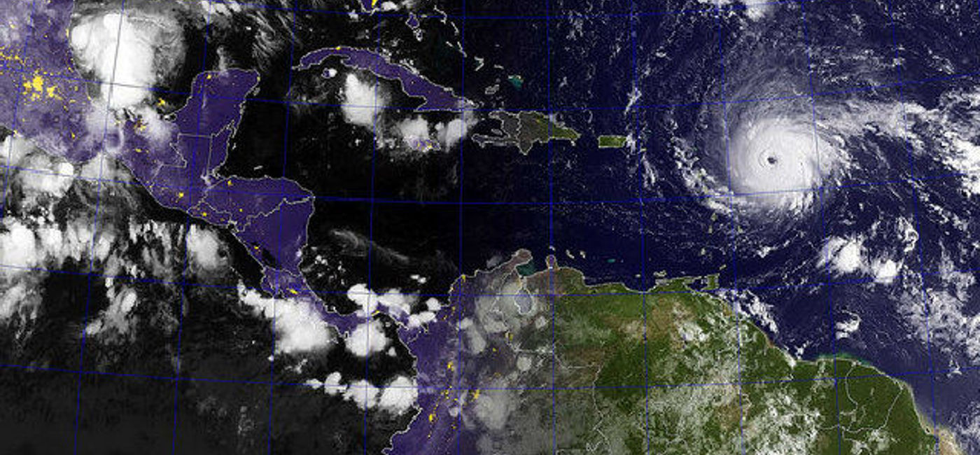 Image: PHOTO: A GOES Satellite image showing Hurricane Irma over the Atlantic Ocean. (photo via Flickr/Official U.S. Navy Page)