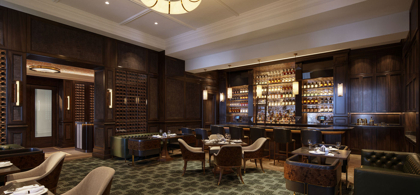 Image: Bull & Bear rendering at Waldorf Astoria Orlando. (photo courtesy of Waldorf Astoria Orlando)