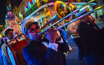 Brass band in New Orleans