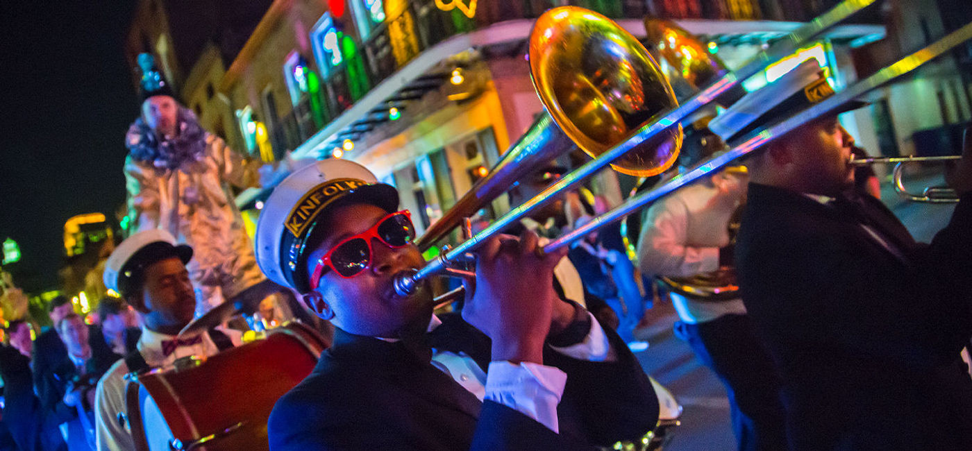 Image: Brass band in New Orleans (Todd Coleman/New Orleans & Company)