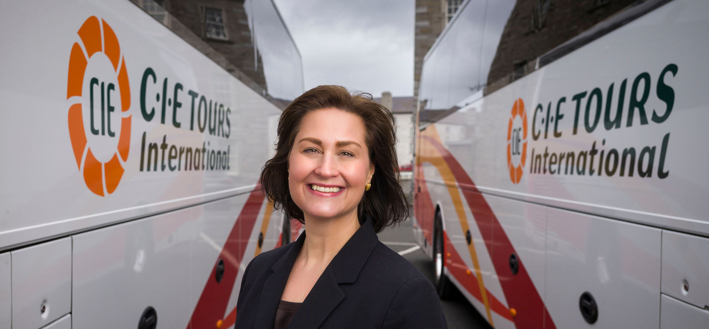 Image: PHOTO: CIE Tours CEO, Elizabeth Crabill. (Photo via CIE Tours)