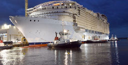 Royal Caribbean’s Utopia of the Seas Floated Out At French Shipyard