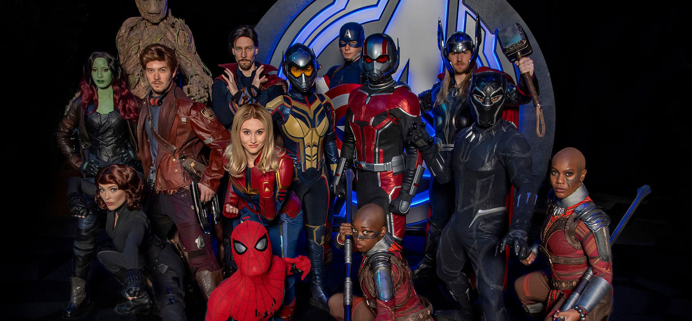 Image: PHOTO: Avengers Assemble at Avengers Campus (photo courtesy Disneyland Resort)