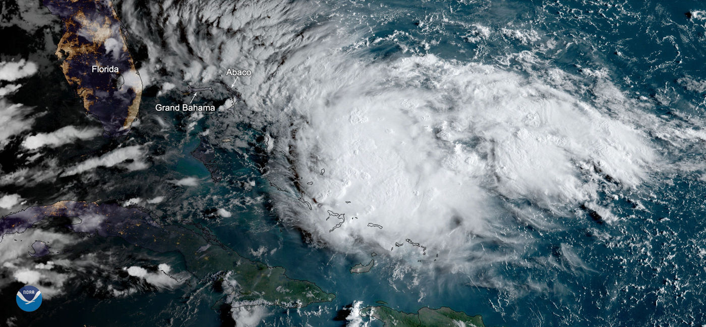Image: PHOTO: Tropical Storm Humberto over the Bahamas. (Photo via NOAA Satellite & Information Service) (National Oceanic & Atmospheric Administration (NOAA))