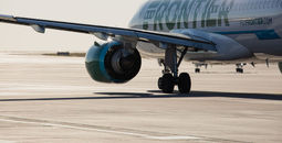 Frontier Airlines plane.