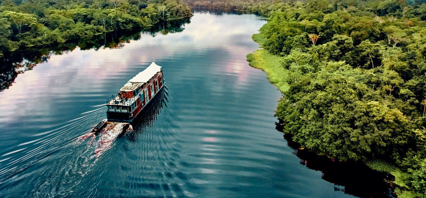 Image: Your clients can save on bucket-list Uniworld cruises, like this one in the Peruvian Amazon. (Uniworld Boutique River Cruises)
