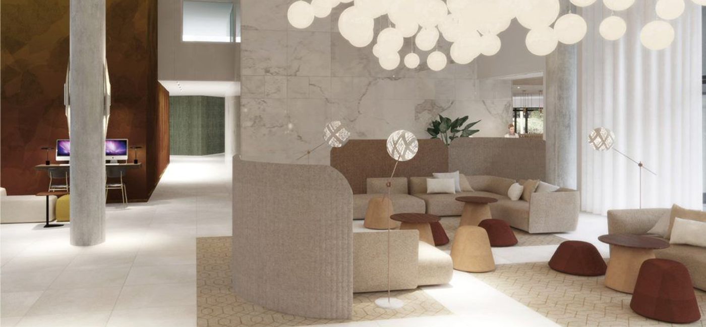 Image: PHOTO: Hyatt Place Paris Charles de Gaulle Airport Hotel Lobby ((photo via Hyatt Hotel Corporation))
