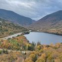 Franconia Notch State Park viewed from Artist's Bluff