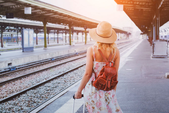 Train station, travel, train travel, traveler, traveling,
