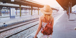 Train station, travel, train travel, traveler, traveling,