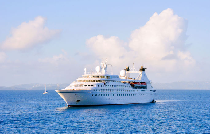 Windstar's Star Legend at sea