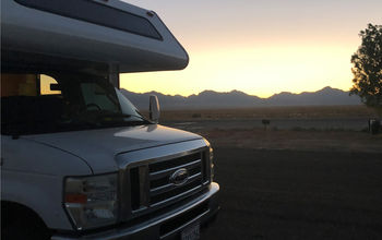 RV parked Outside Tonopah, Nevada