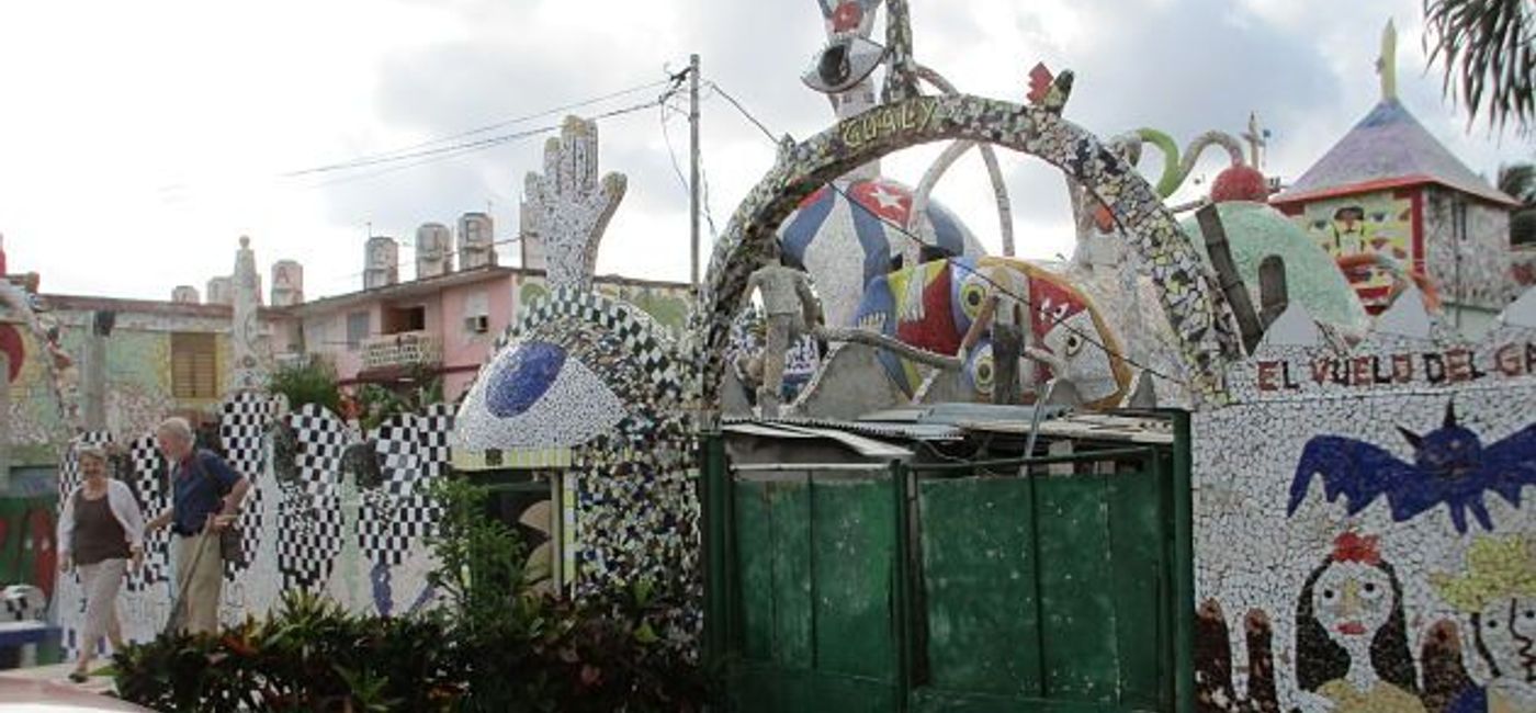 Image: PHOTO: Home of Cuban artist José Fuster. (photo by David Cogswell)