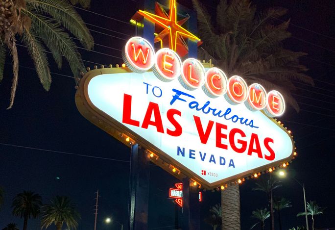 Welcome to Las Vegas sign